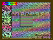 Animal Print Rainbow #01 Seamless Texture Pack