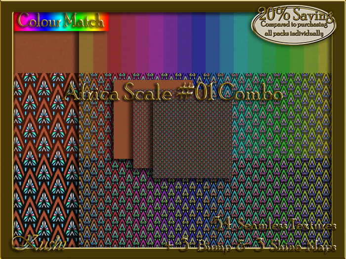Africa Scale #01 COMBO Seamless Texture Bundle
