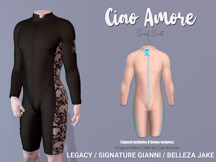 Ciao Amore! - Surf Suit (M) Beige