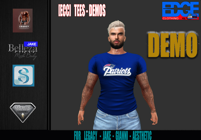[ECC] FOOTBALL  TEES _ DEMO