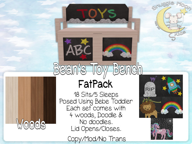 {SMK} Bean's Toy Bench | FatPack