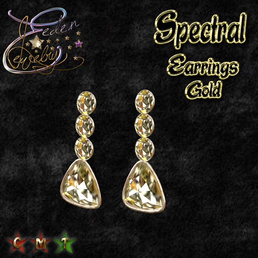 EARRINGS SPECTRAL GOLD