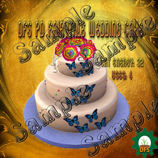 DFS Texture PD Fairytale Weddings Cake