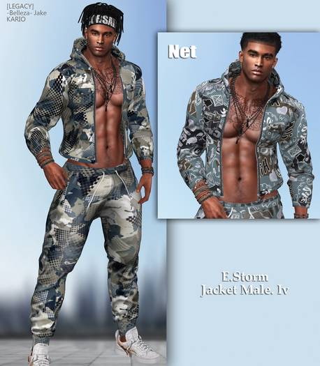 E.Storm Jacket Male. Iv Net