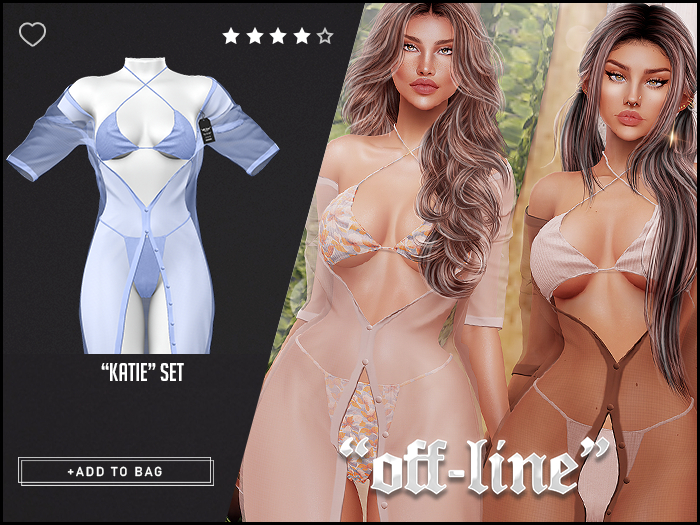 "Off-Line" x "Katie" Set / Pigeon