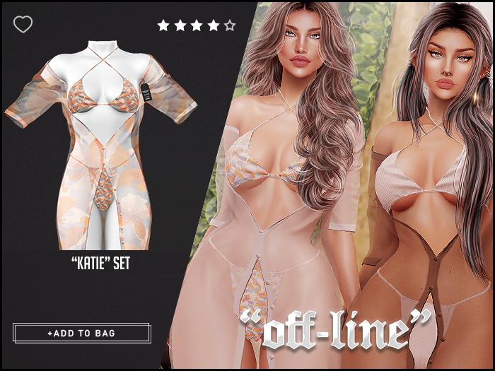 "Off-Line" x "Katie" Set / Blossom