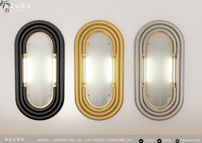 AZURA ::: MESH MIRROR VOL. 01 - LUX HOUSE FURNITURE COL. 