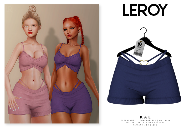 LEROY - Kae Short - Navy