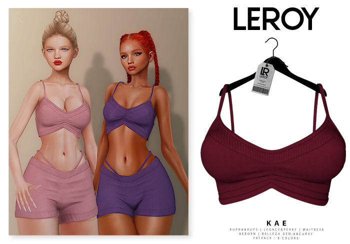 LEROY - Kae Top - Burgundy