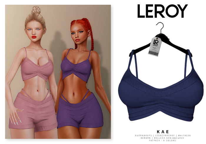 LEROY - Kae Top - Navy