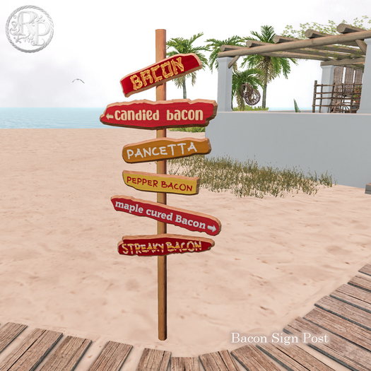 (RP) Bacon Sign Post