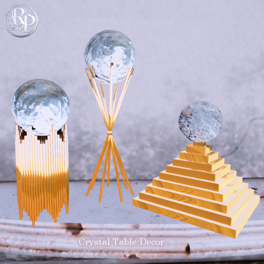 (RP) Crystal Table Decor