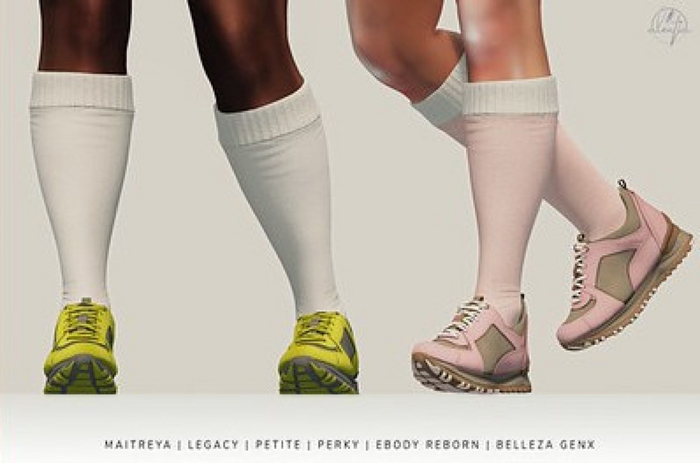 [Aleutia] Marla Sneakers & Socks - FATPACK - Maitreya / Petite