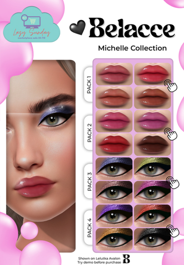 [BELACCE] Michelle Eyeshadow Collection Pack 1