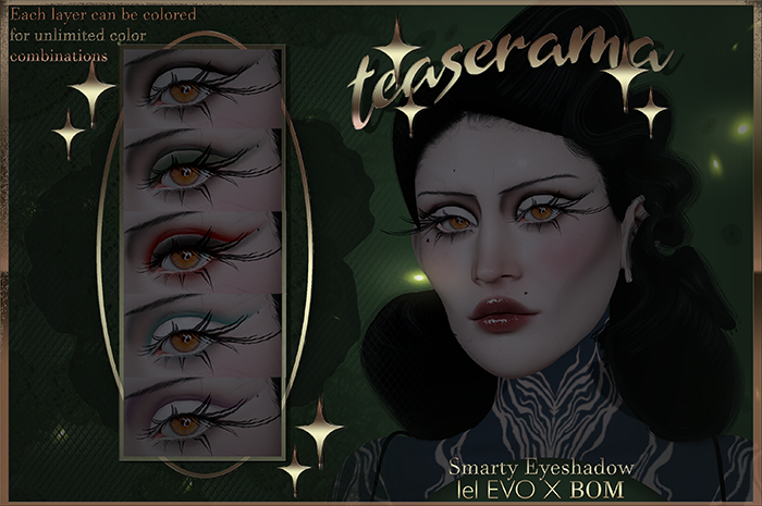 Teaserama. Smarty Eyeshadow Demo l BOM EVO X l Add Too Unpack