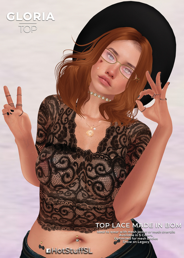 .HS. Gloria Top BOM Soft Pink