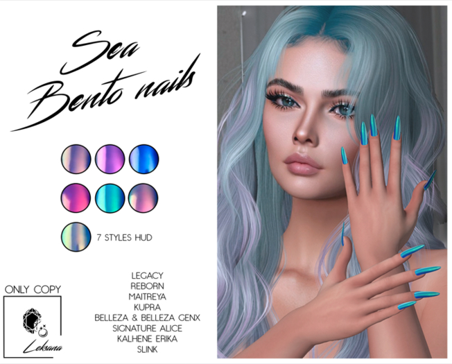 Leksana - SEA Nails [BENTO] - FATPACK