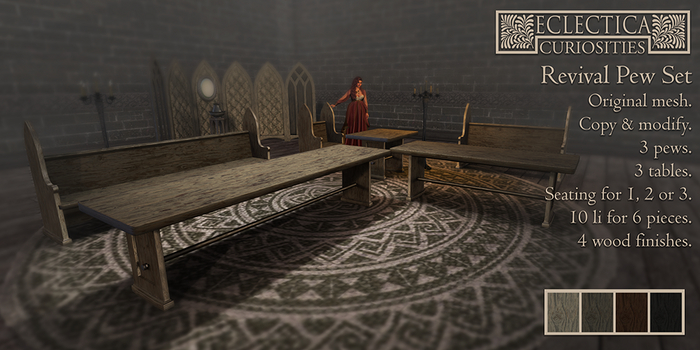 Eclectica- Revival Pew Set