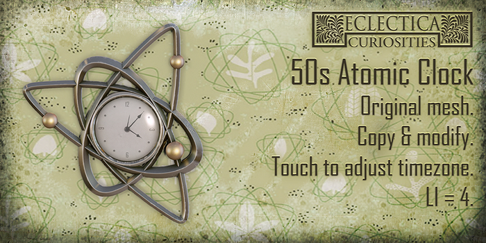 Eclectica- 50s Atomic Clock