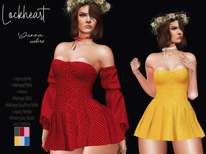 .::Lockheart::. Yunna Color DRESS (ADD)