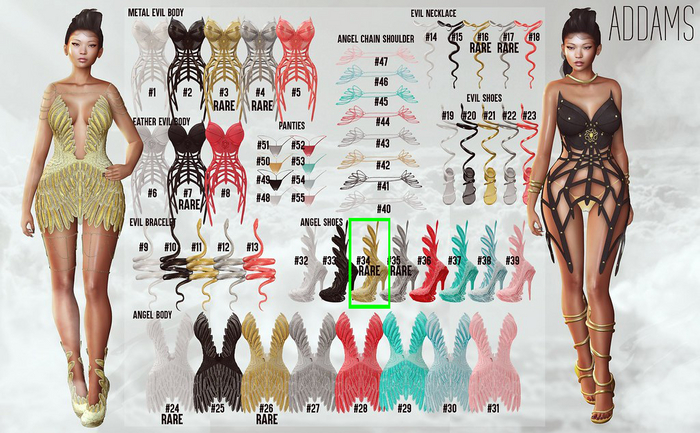 Addams // Abbe Angel Shoes // Freya N*34 RARE