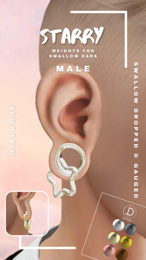 Dialogue STARRY weights x Swallow ears MALE - LAZY SUNDAY!
