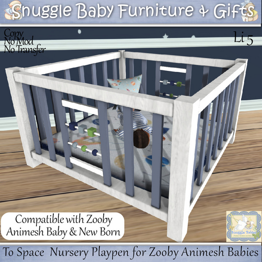 To Space  Nursery Playpen for Zooby Animesh Babies
