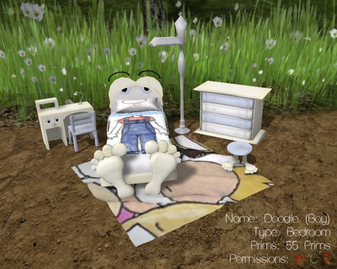 Tiny Spaces - Doodle Bedroom - Boy