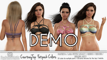 Demo Courtney Top Fatpack Colors - Maitreya, Petite, Legacy, Nerido, Reborn, Rolls & Juicy - FashionNatic