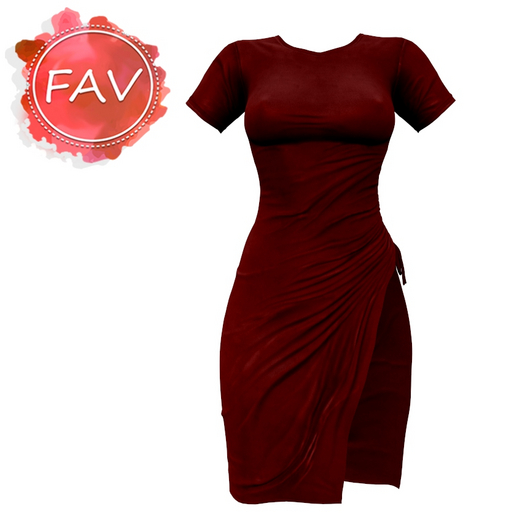 Red Mid Dress Freya Isis Venus Maitreya Legacy Slink