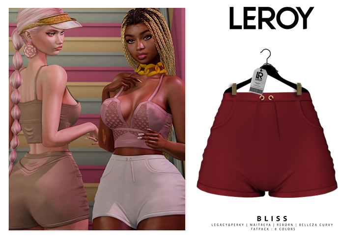 LEROY - Bliss Short - Red