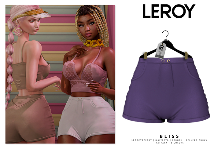 LEROY - Bliss Short - Purple