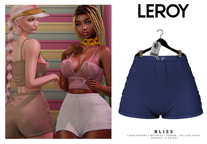 LEROY - Bliss Short - Navy