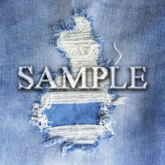 Zoy Texture [ Damaged Denim 01 ] Blue