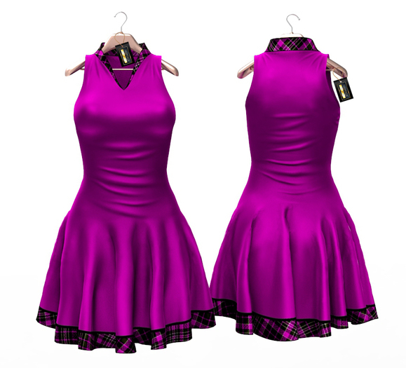 Pink Girly Dress STAR mesh body