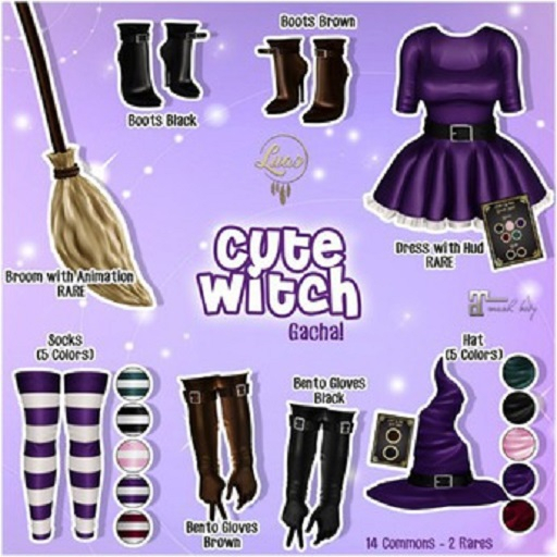 Luas Cute Witch Broom RARE