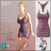 GoodVibes Mia Dress Set 4 - Star Mesh Body - Unpacker