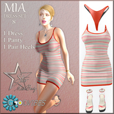 GoodVibes Mia Dress Set 8 - Star Mesh Body - Unpacker