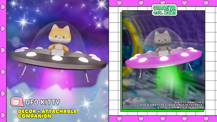 .WARETA. UFO Kitty - Yellow (Add)