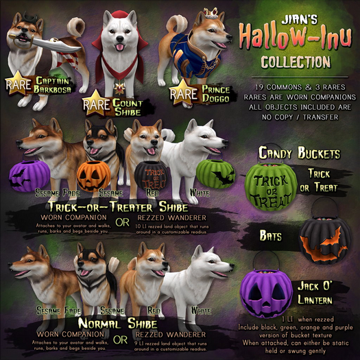 JIAN Hallow-Inu :: Companion Sesame (BOX)