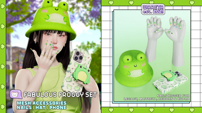 .WARETA. Fabulous Froggy Set - FATPACK