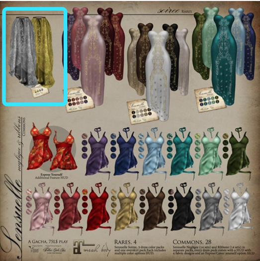 Sensuelle soiree~ Overskirt RARE