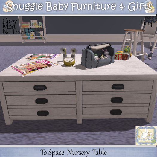 To Space Nursery Table By Snuggle Baby 