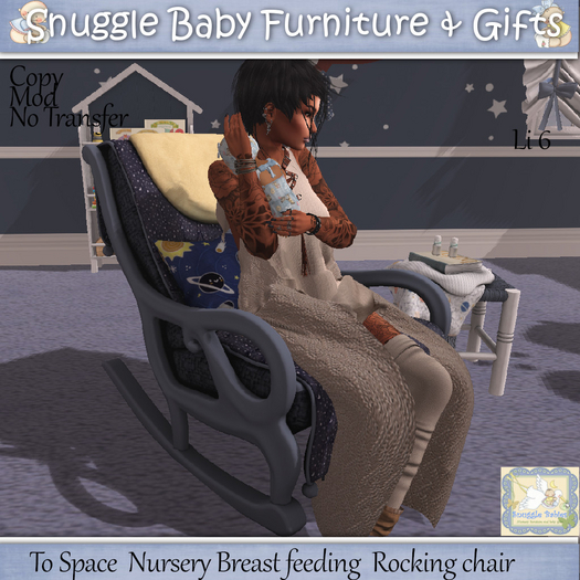 To Space  Nursery Breast feeding  Rocking chair 