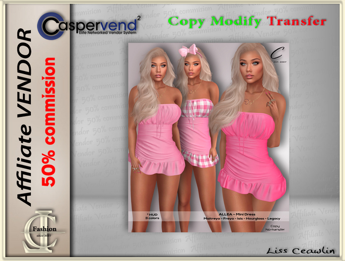 LC Affiliate Vendor  - Allea Dress  [1 vendor]