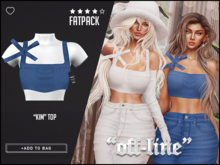 "Off-Line" x "Kim" Top / Fatpack