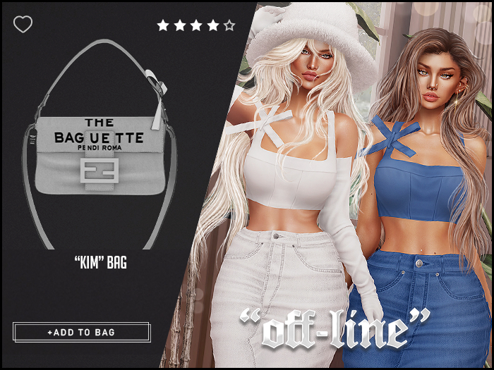 "Off-Line" x "Kim" Bag / Silver