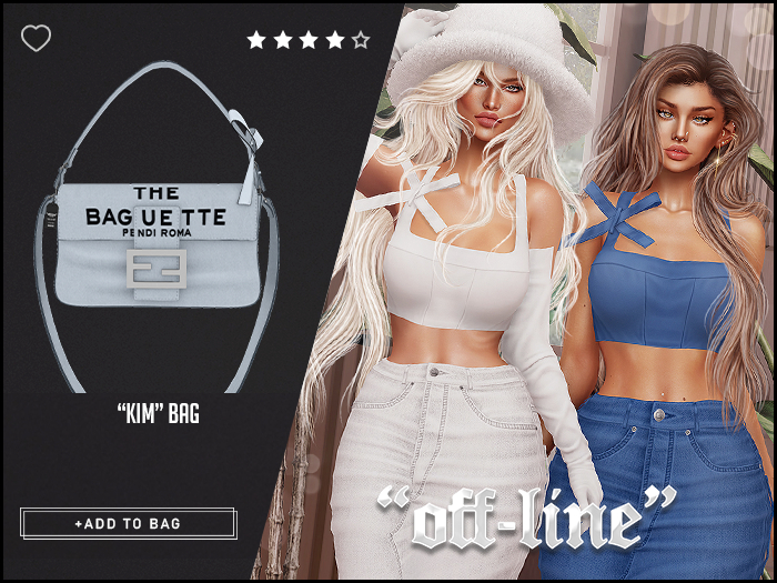 "Off-Line" x "Kim" Bag / Ice