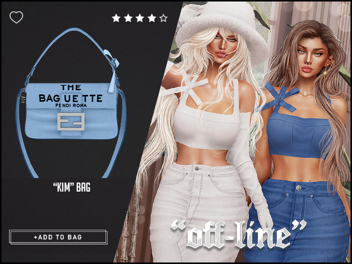"Off-Line" x "Kim" Bag / Denim