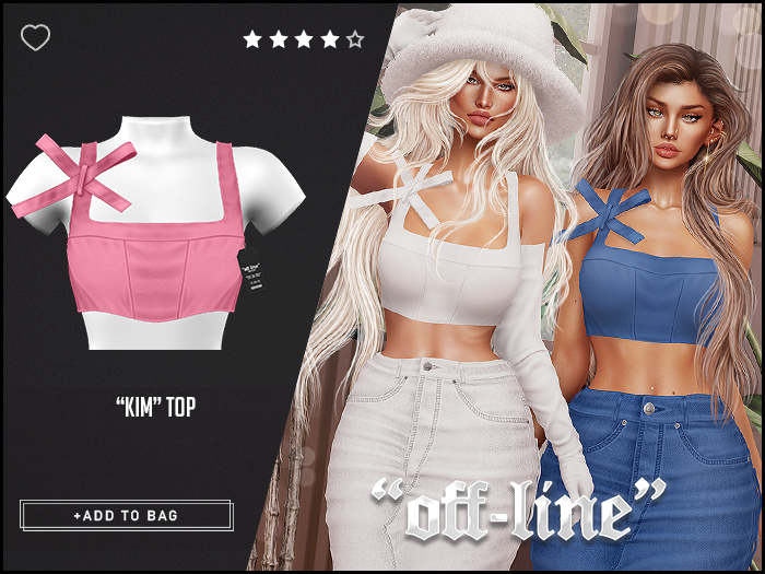 "Off-Line" x "Kim" Top / Rose